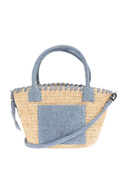 logo-lettering tote bag by IRO