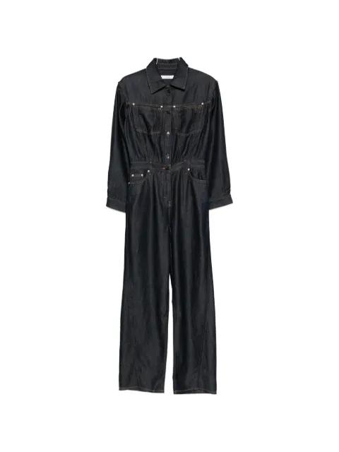 long-sleeve denim jumpsuit by IRO