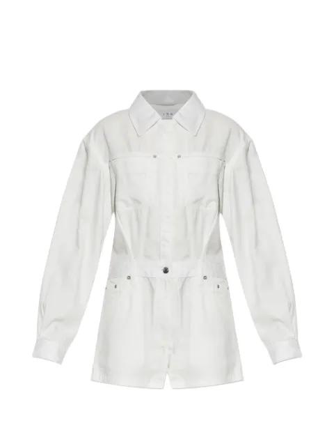 panelled long-sleeve play suit by IRO