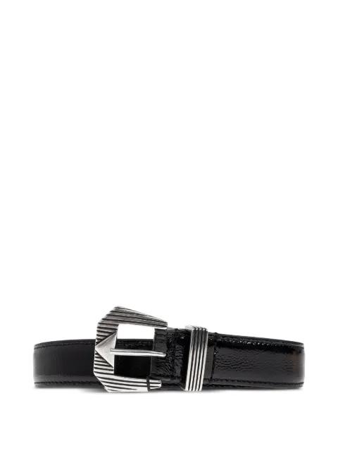 patent-leather belt by IRO