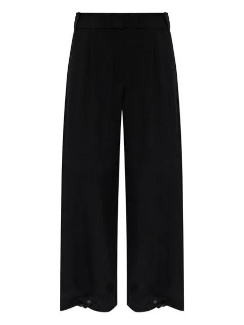 pleated button-fastening trousers by IRO