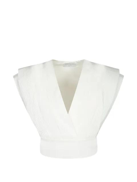 pleated wrap top by IRO