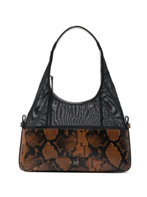 snakeskin-effect mesh tote bag by IRO