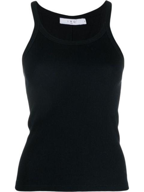 spaghetti-straps cotton top by IRO