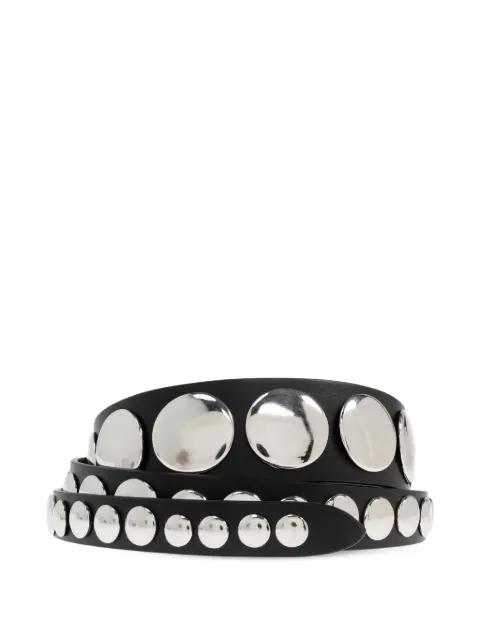 studded leather belt by IRO