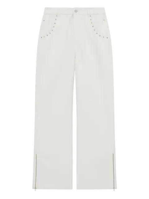studded zip trousers by IRO