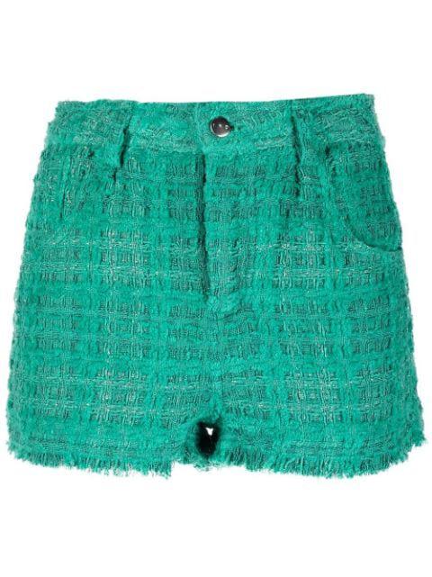 tweed mini shorts by IRO