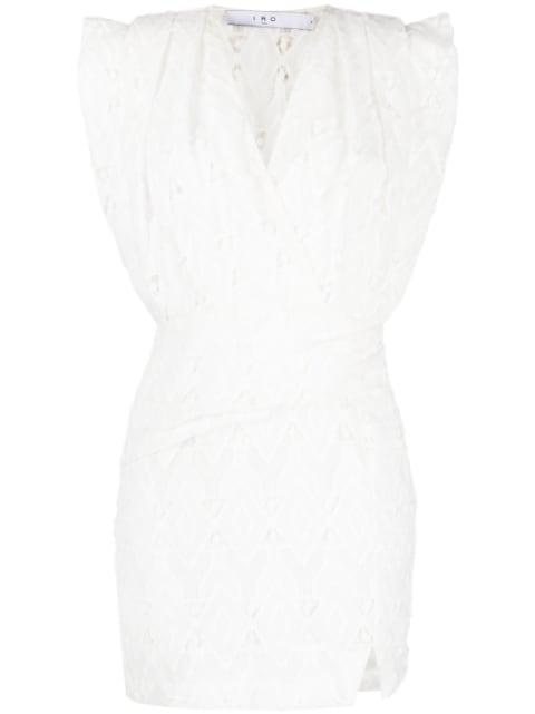 wrap-design dress by IRO