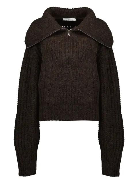 zip high-neck sweater by IRO