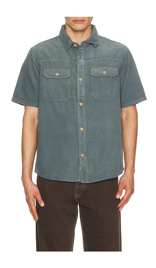 Iron & Resin Herman Shirt in Blue by IRON&RESIN