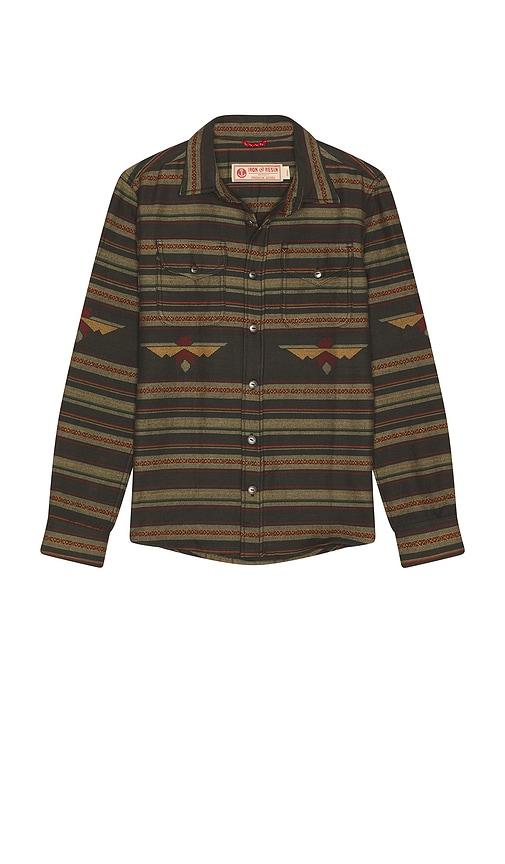 Iron & Resin Lawland Shirt in Green by IRON&RESIN