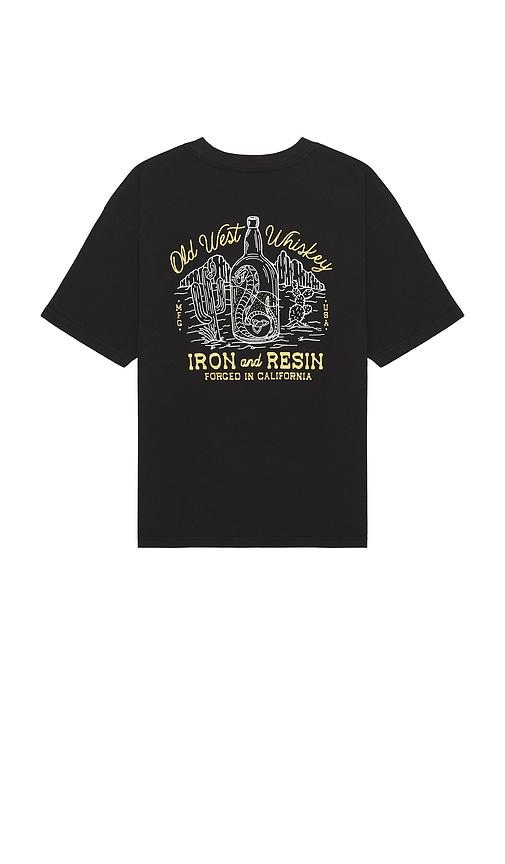 Iron & Resin Old Whiskey Tee in Black by IRON&RESIN