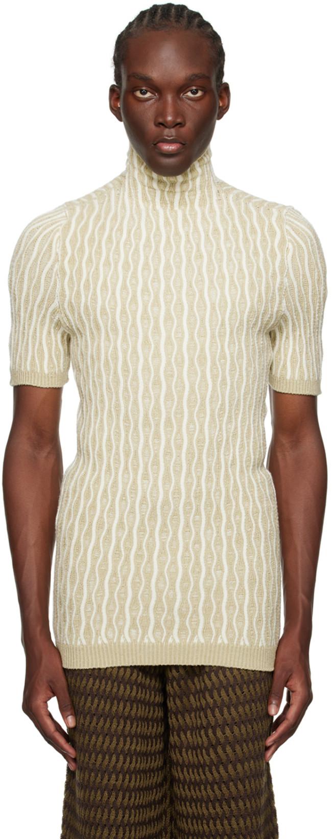 Beige Cactus T-Shirt by ISA BOULDER