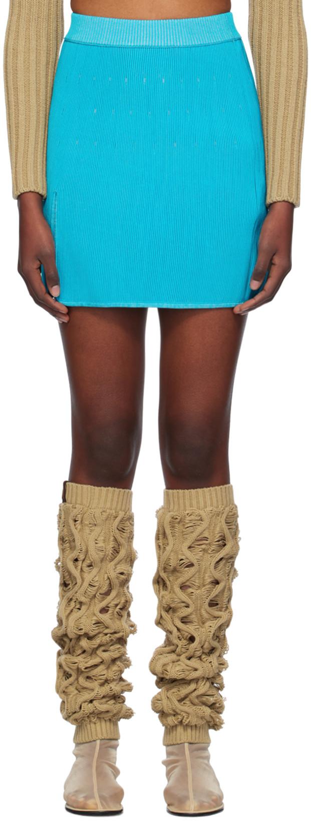 Blue Jennie Miniskirt by ISA BOULDER