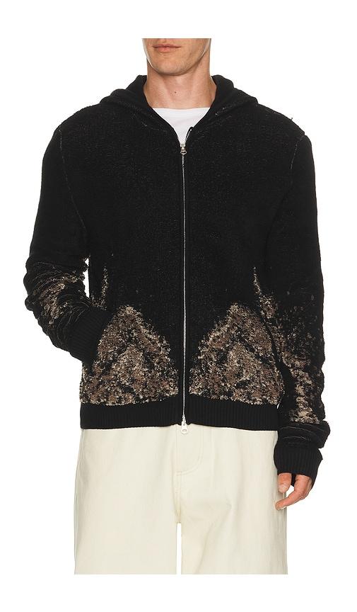ISA BOULDER Loopfront Hoodie in Black by ISA BOULDER