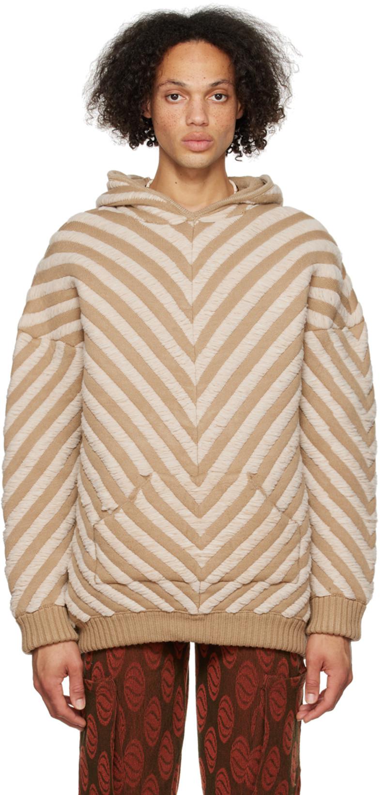 SSENSE Exclusive Beige Arrow Hoodie by ISA BOULDER