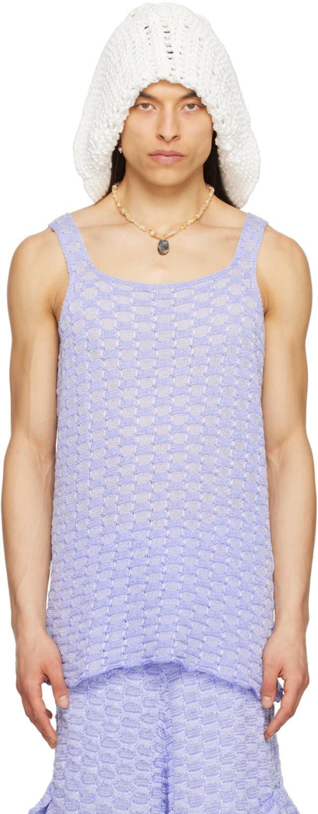 SSENSE Exclusive Purple Tank Top by ISA BOULDER