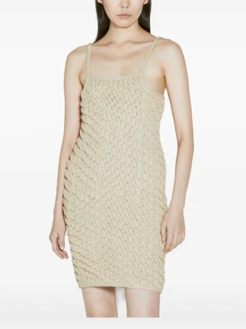 cable-knit mini dress by ISA BOULDER