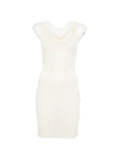cowl-neck mini dress by ISA BOULDER