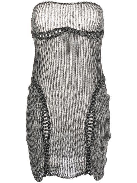 crochet knit dress by ISA BOULDER