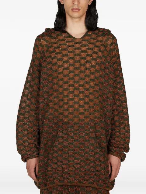 patterned hoodie by ISA BOULDER