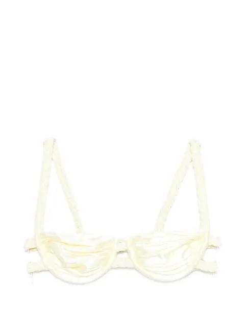 weave strap bikini top by ISA BOULDER