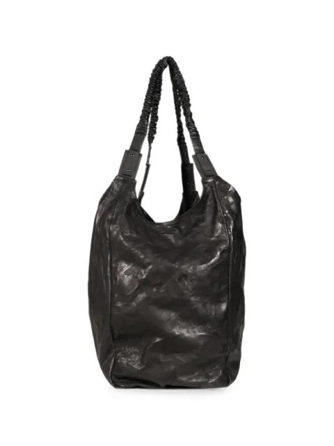 Escroc ruched shoulder bag by ISAAC SELLAM EXPERIENCE