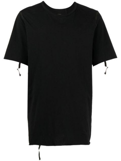 seam-detailing cotton T-shirt by ISAAC SELLAM EXPERIENCE