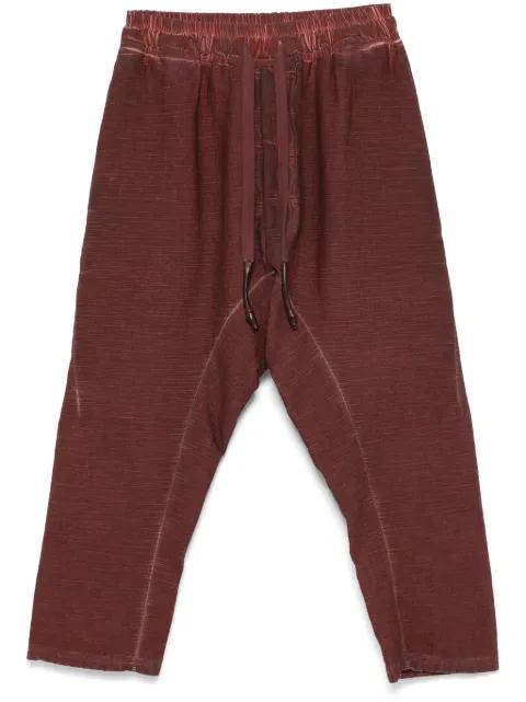 textured-finish trousers by ISAAC SELLAM EXPERIENCE