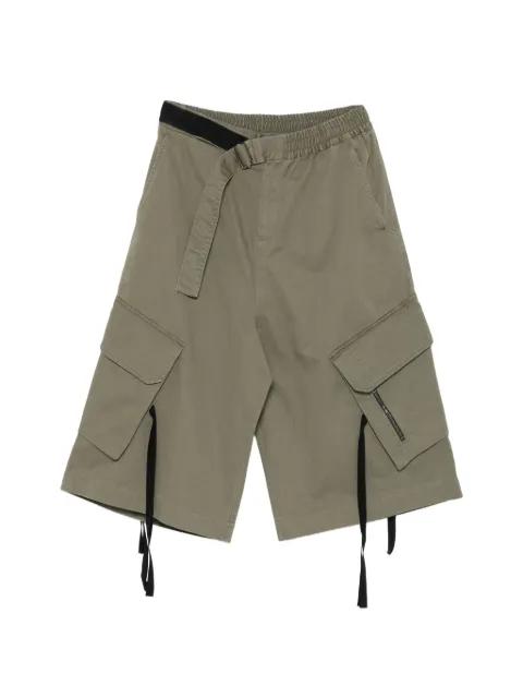belted cargo shorts by ISABEL BENENATO