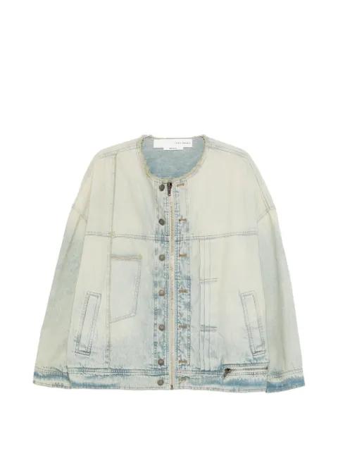 frayed-hem jacket by ISABEL BENENATO