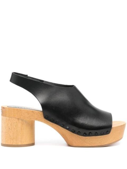 30mm leather clogs by ISABEL MARANT