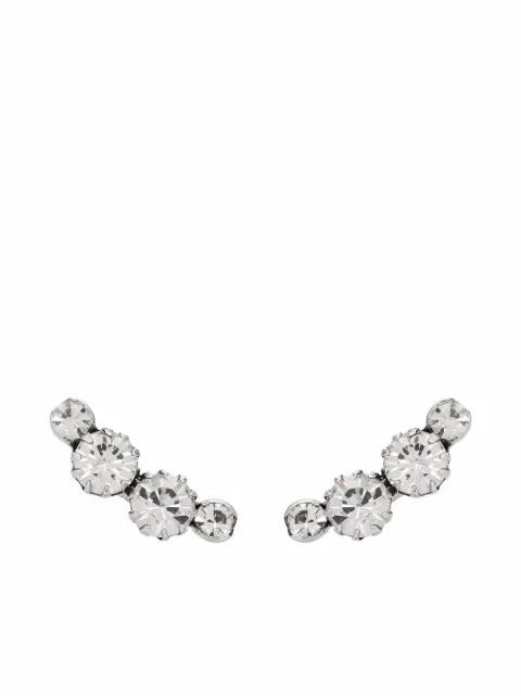 A Wild Shore crystal stud earrings by ISABEL MARANT