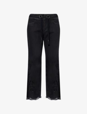 Alison Broderie Denim Jeans by ISABEL MARANT