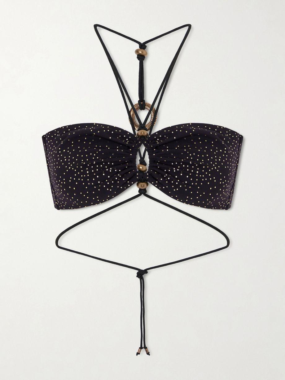 Analia polka-dot bikini top by ISABEL MARANT