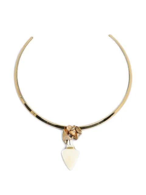 Anna stone-embellished torque necklace by ISABEL MARANT