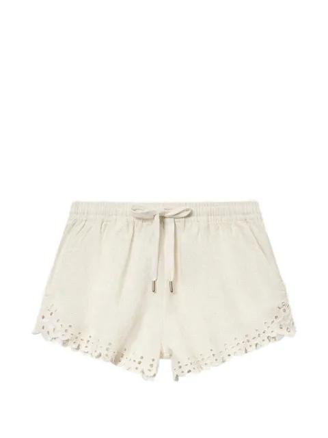 Balyme broderie-anglaise shorts by ISABEL MARANT