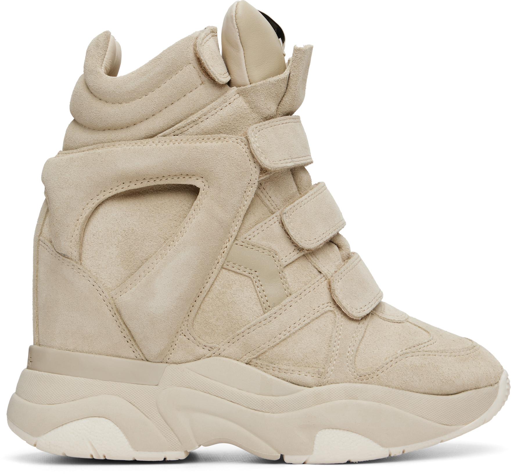 Beige Balskee Sneakers by ISABEL MARANT