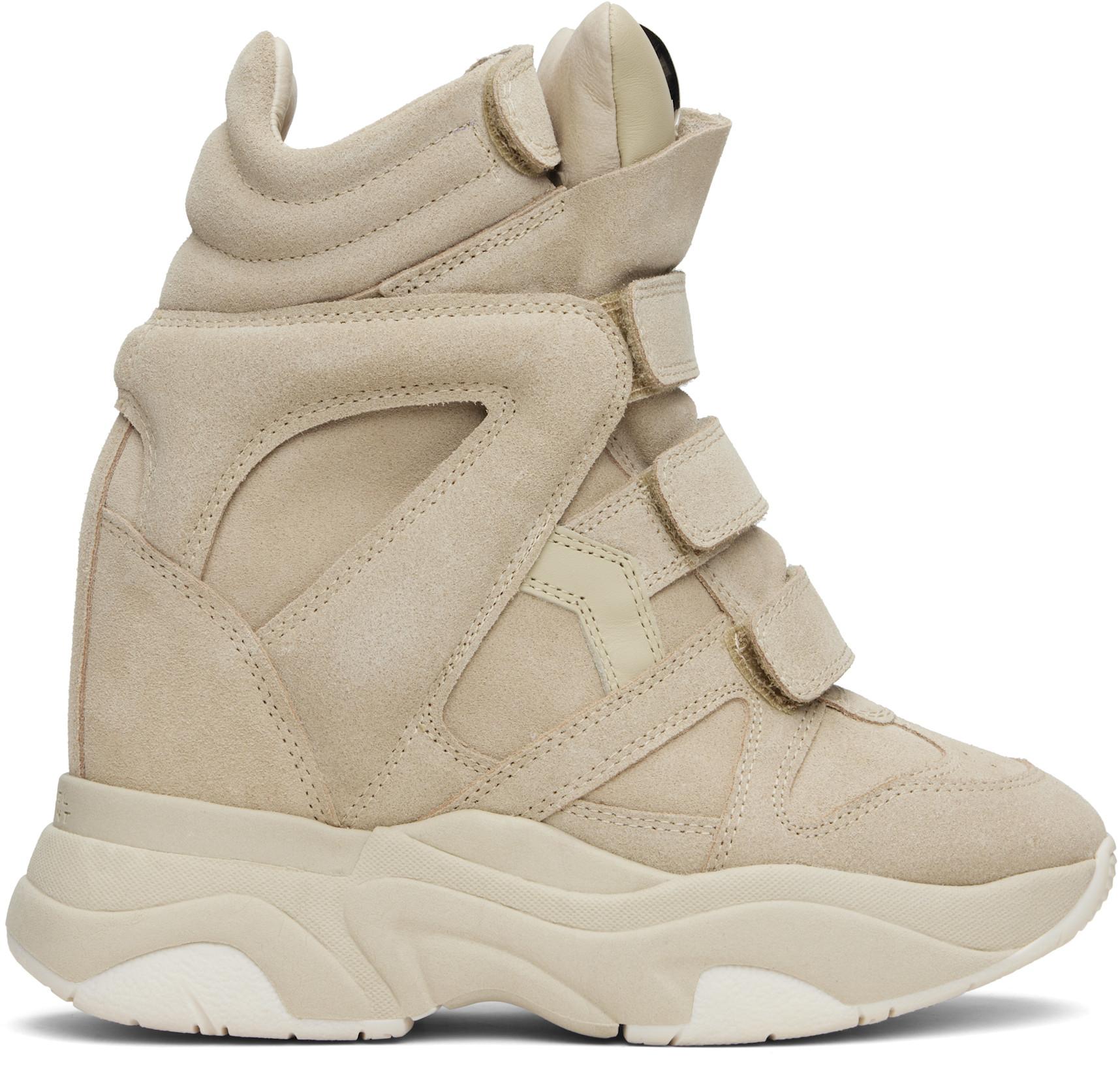 Beige Balskee Sneakers by ISABEL MARANT