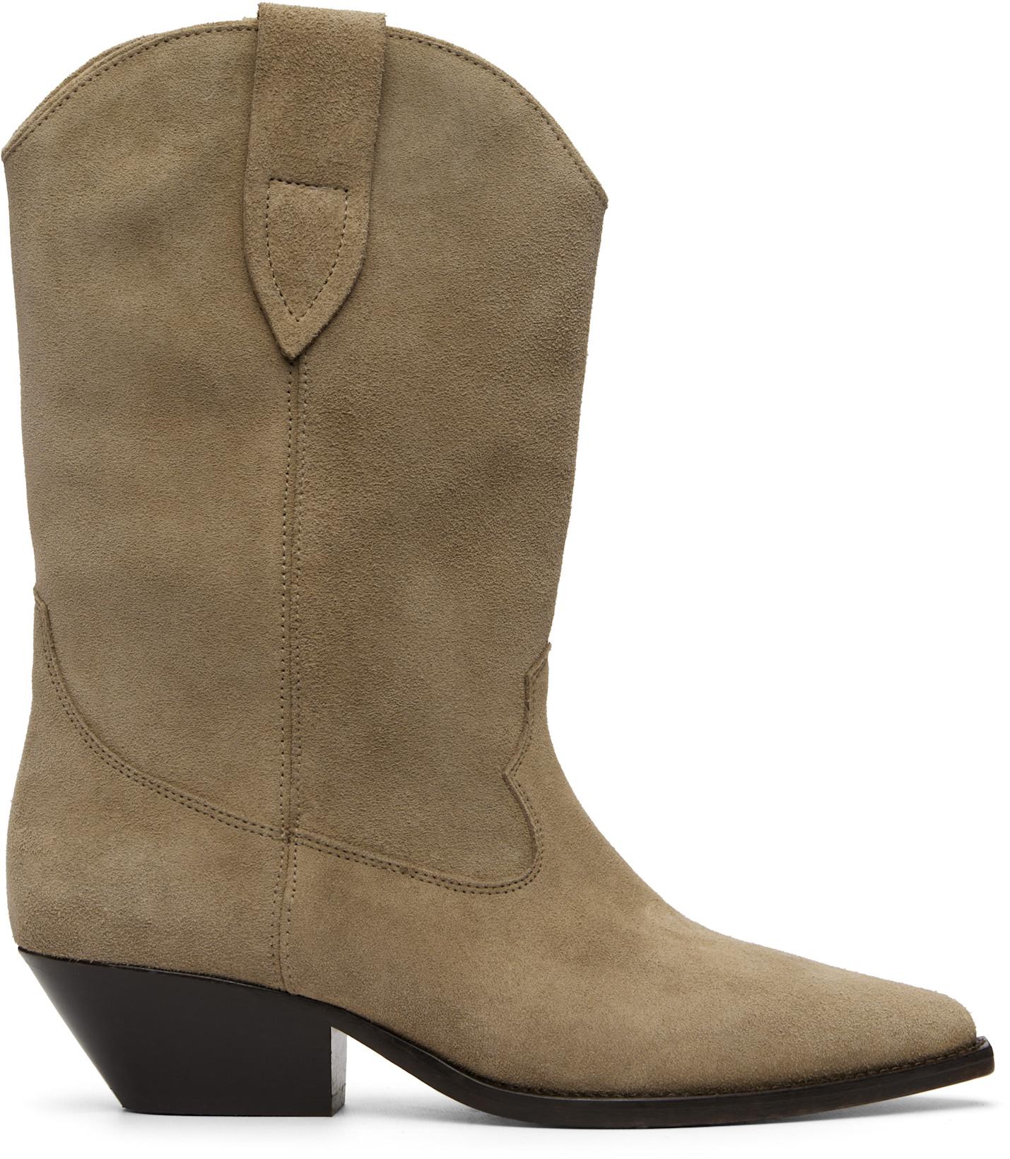 Beige Duerto Boots by ISABEL MARANT