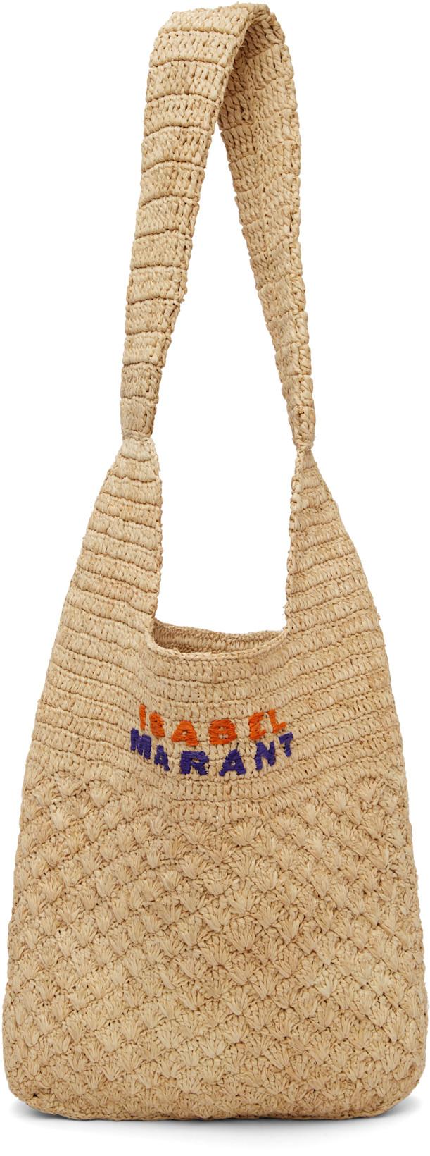 Beige Praia Small Tote by ISABEL MARANT