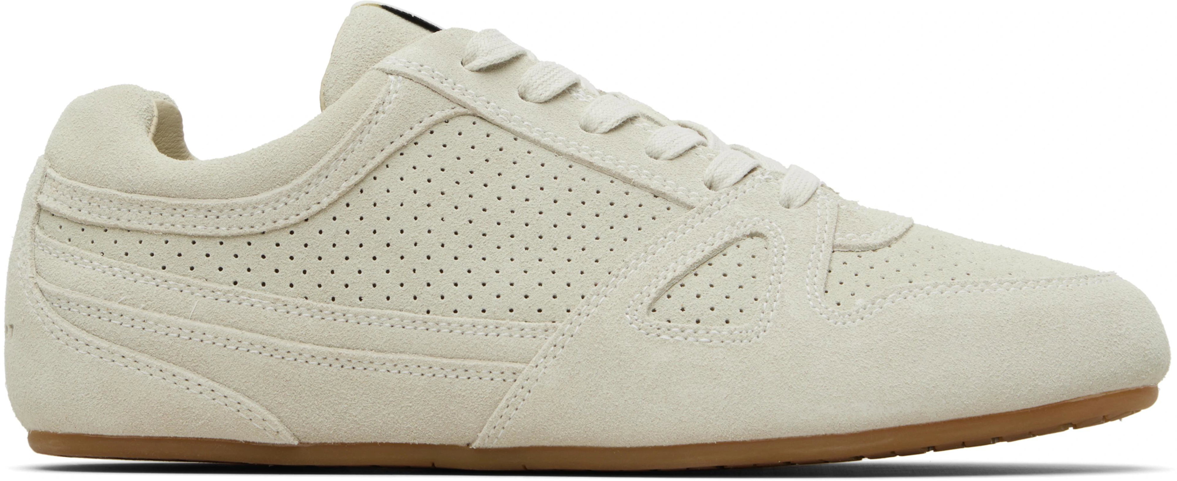 Beige Senny Low Sneakers by ISABEL MARANT