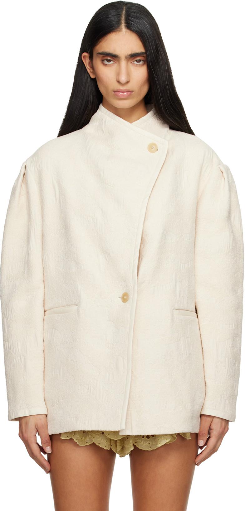 Beige Uadie Jacket by ISABEL MARANT
