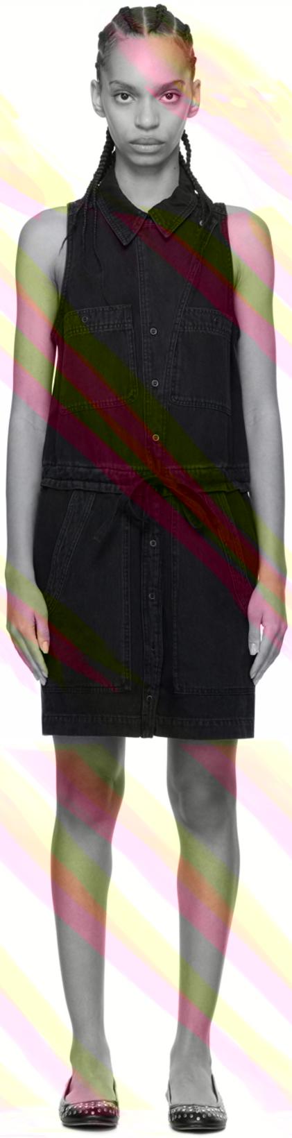 Black Ines Minidress by ISABEL MARANT