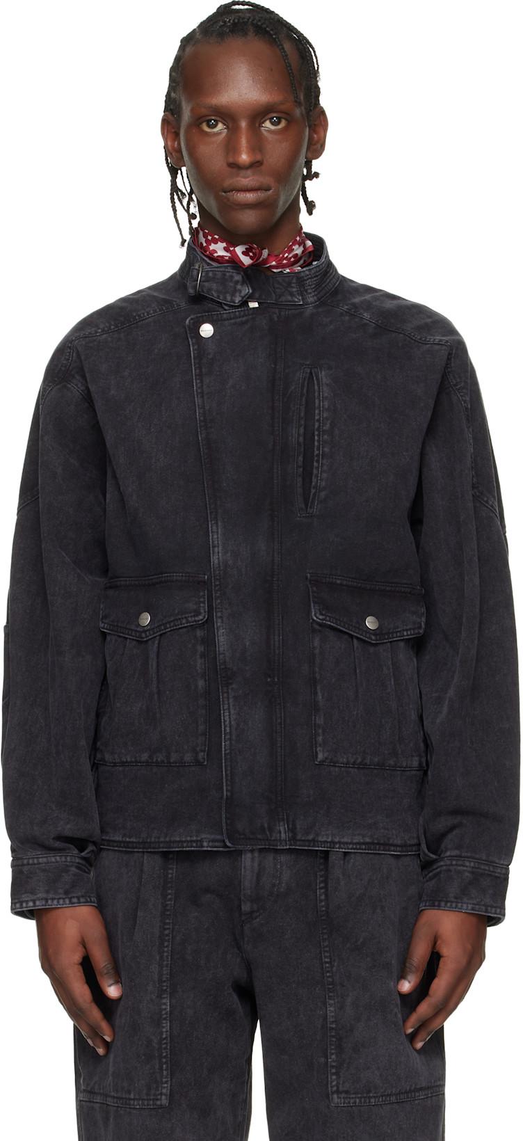 Black Isaiah Denim Jacket by ISABEL MARANT
