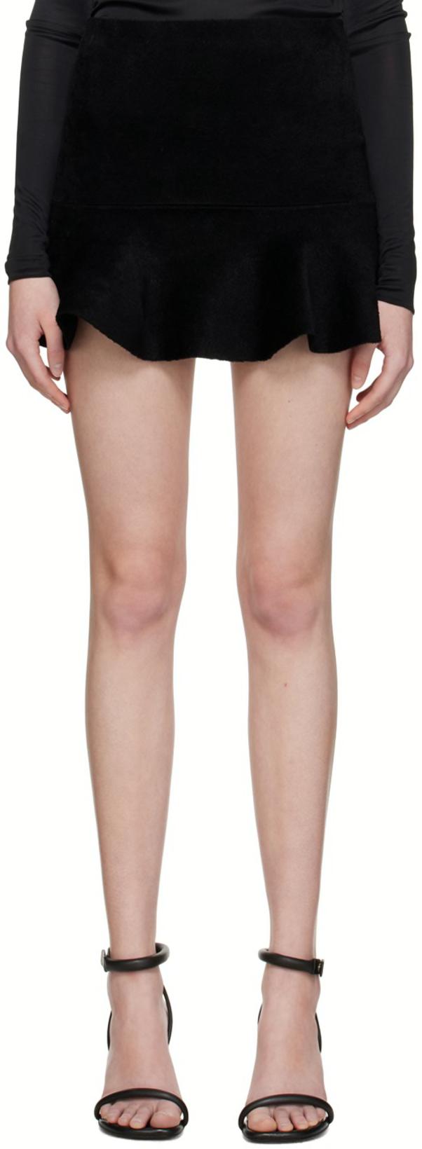 Black Lenny Miniskirt by ISABEL MARANT