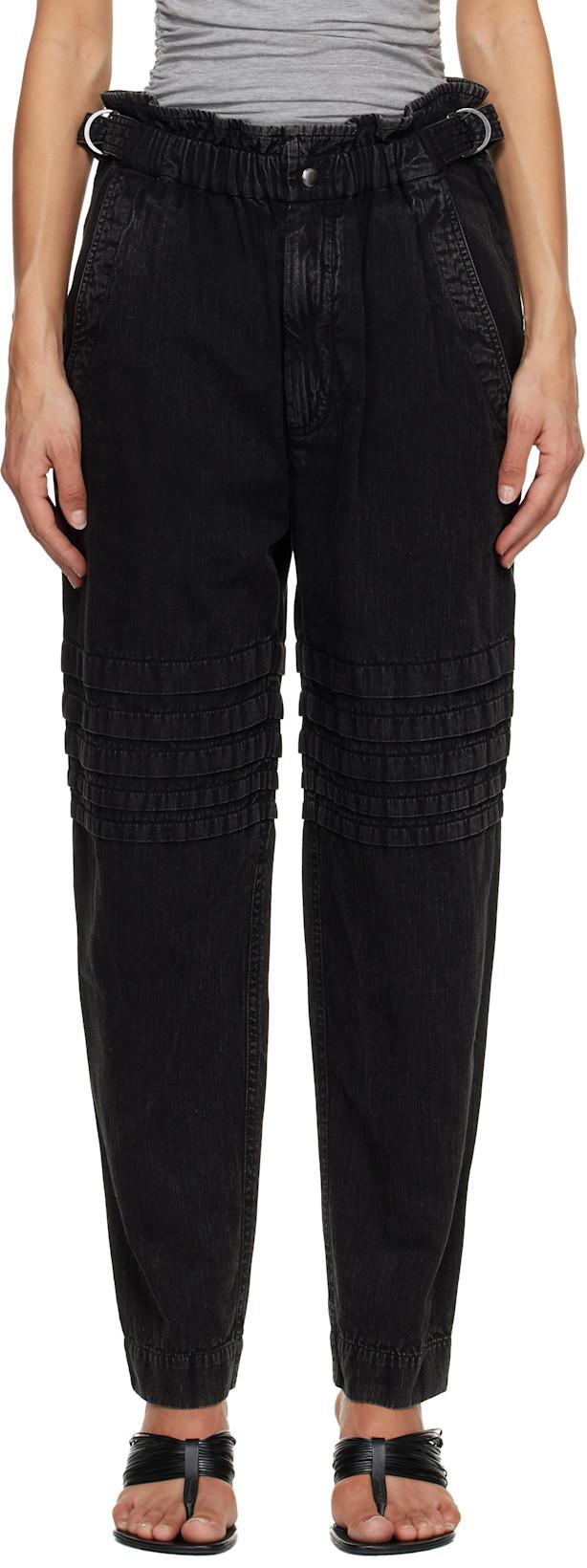 Black Mellya Trousers by ISABEL MARANT