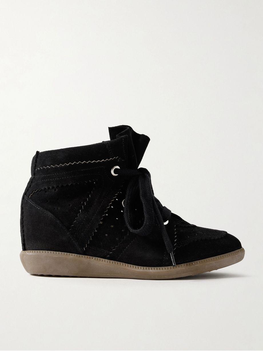 Bobby suede wedge sneakers by ISABEL MARANT