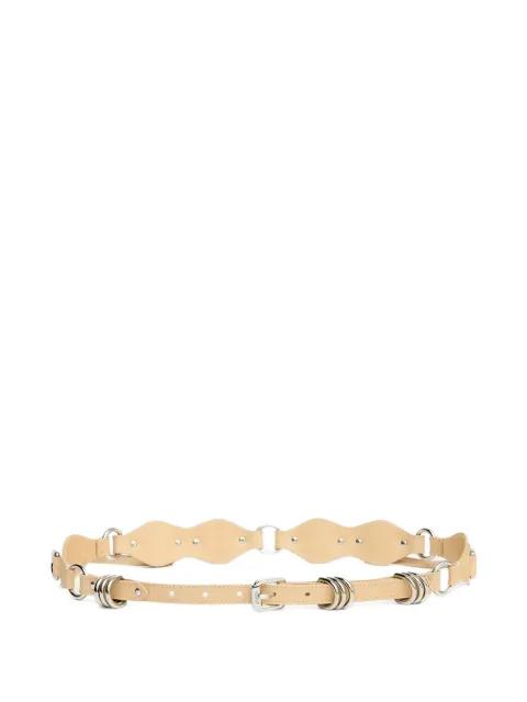 Bolton ring-detail leather belt by ISABEL MARANT