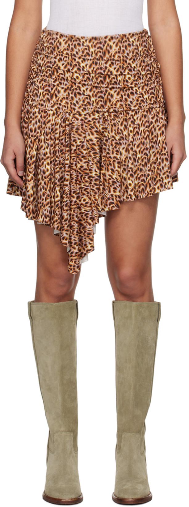 Brown Juliany Miniskirt by ISABEL MARANT